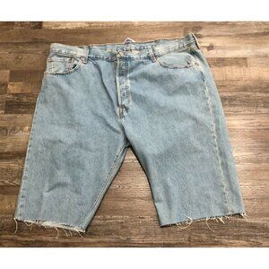 Levis 501 Mens Size 46 Cutoff Light Wash Blue Jean Shorts New with Tags